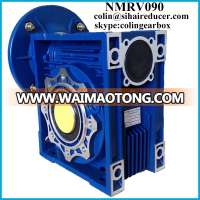 NMRV090 aluminium speed reducer, chemical machinery gearbox, printing machinery spare parts